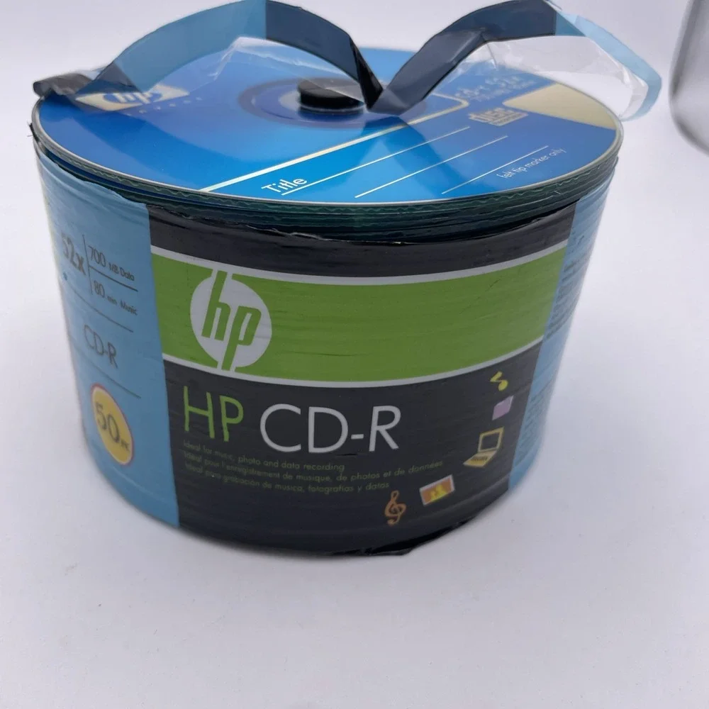 HP 52X CD-R‎ 700MB 80min Blue Logo CD-R 50pc